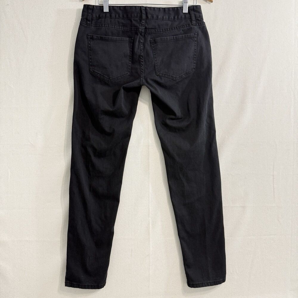 Lip Service Moto Skinny Pants Black/Gray Panel Punk Goth Size 11 - Picture 2 of 12